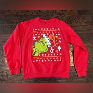 Dr. Seuss Red Grinch Holiday Sweatshirt